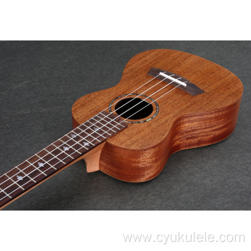 Sound hole inlaid jewel ukulele